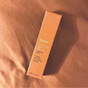 Glossier NEW hot cocoa balm dot com